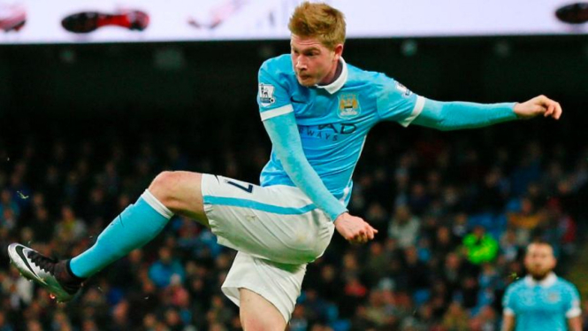 Pemain Manchester City, Kevin De Bruyne.