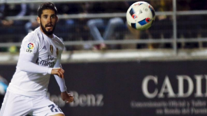 Gelandang Real Madrid, Isco.