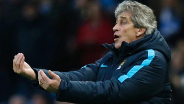Manajer Manchester City, Manuel Pellegrini.