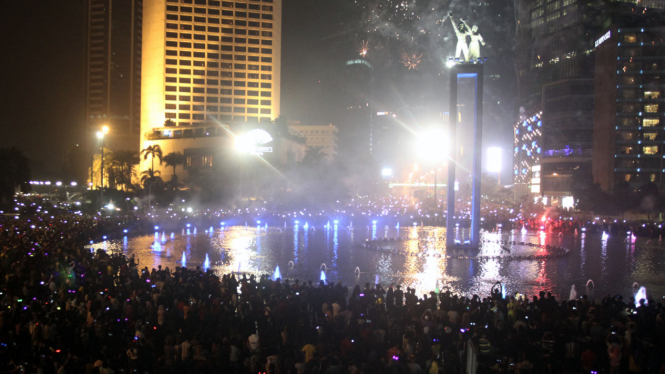 Tahun Baru di Car Free Night