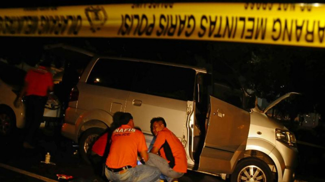 Ledakan mobil tvOne di Bandung