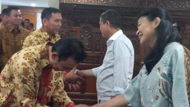 Acara Open House Menteri Perhubungan, Ignasius Jonan.