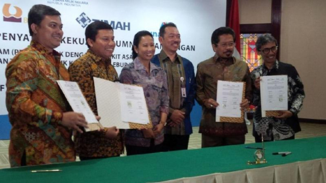 Penandatanganan MoU penyatuan empat BUMN Tambang