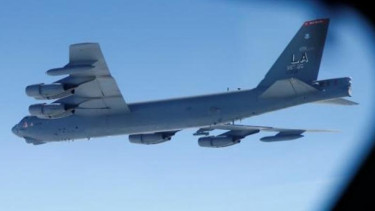 Pesawat tempur B-52 milik AS.
