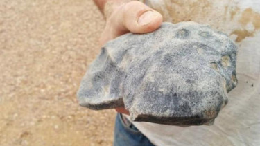 Batu meteor yang ditemukan di Australia.