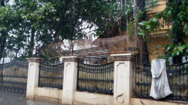 Rumah yang diduga sebagai tempat aktivitas Gafatar