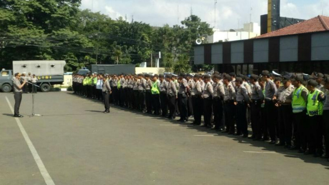 Apel Gelar Pasukan di Depok