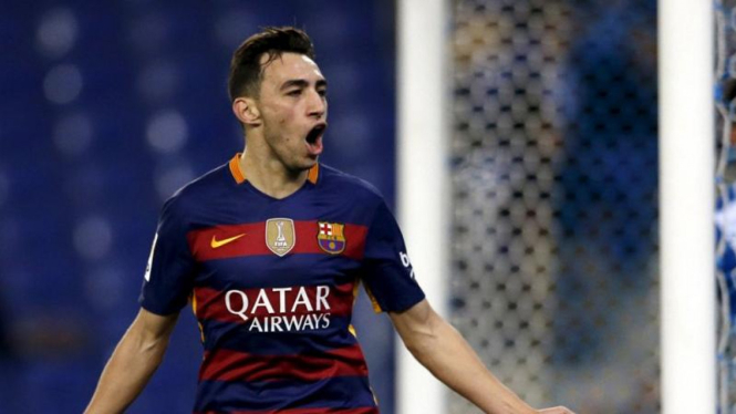 Pemain Barcelona, Munir El Hadaddi.