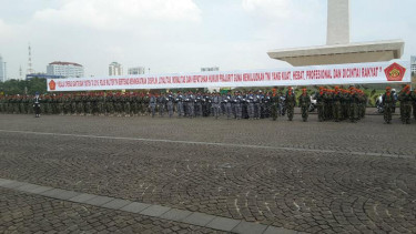 Upacara Gelar Operasi Penertiban TNI
