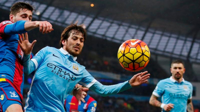 Pemain Manchester City, David Silva.
