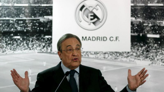 Presiden Real Madrid, Florentino Perez.