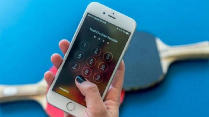 PIN pada smartphone.