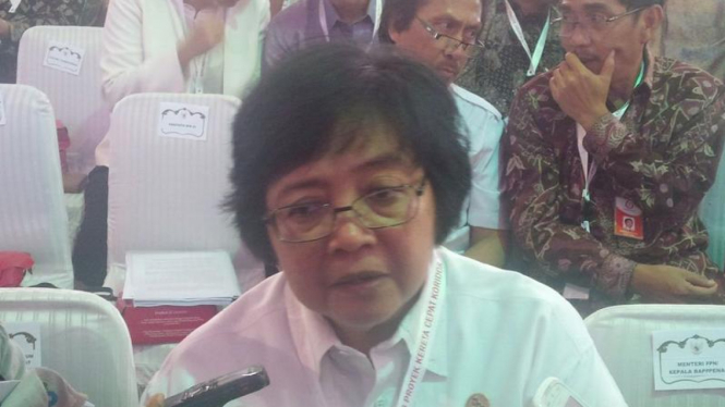 Menteri Lingkungan Hidup dan Kehutanan (LH), Siti Nurbaya. 