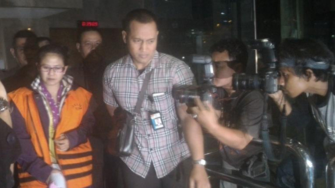  KPK memeriksa Damayanti Wisnu Putranti, Rabu (20/1/2016)