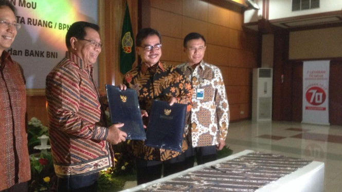 Penandatanganan MoU Tiga BUMN dengan Kementerian ATR