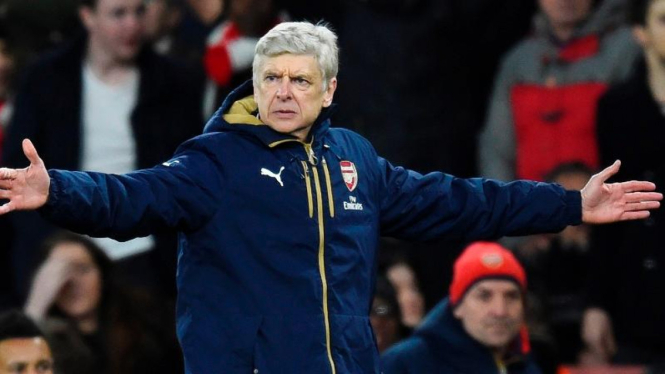 Manajer Arsenal, Arsene Wenger.