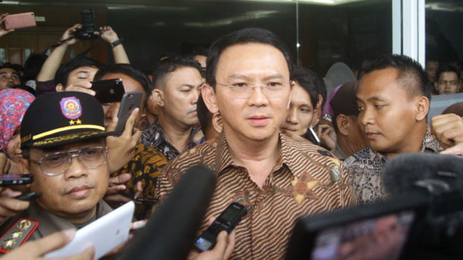 Gubernur DKI Jakarta Basuki Tjahaja Purnama.