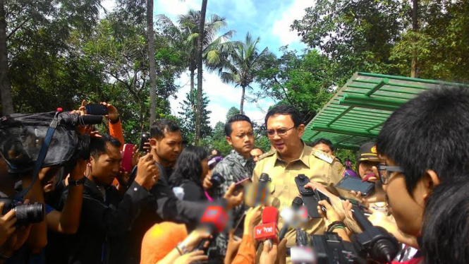 Gubernur DKI Jakarta, Basuki Tjahaja Purnama alias Ahok.