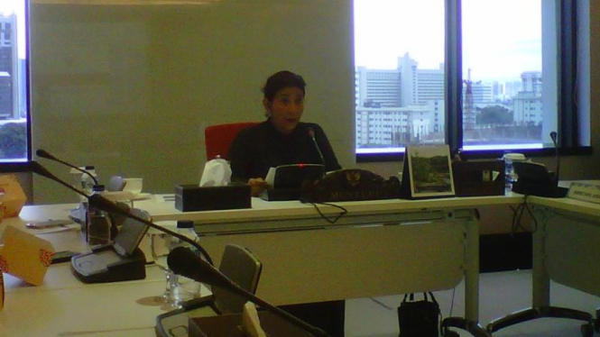 Menteri KKP Susi Pudjiastuti 