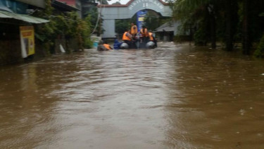 Banjir di Perumahan Bukit Cengkeh II
