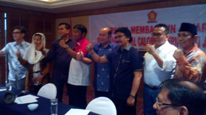 DPD Gerindra Pertemukan Bakal Calon Gubernur DKI