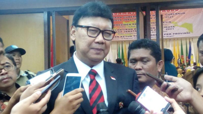 Menteri Dalam Negeri Tjahjo Kumolo.