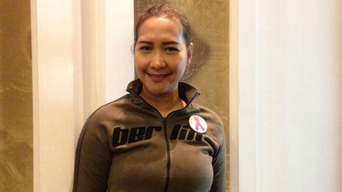 Dinda Nawang Wulan, wanita yang berhasil sembuh dari kanker payudara yang dideritanya selama lima tahun.