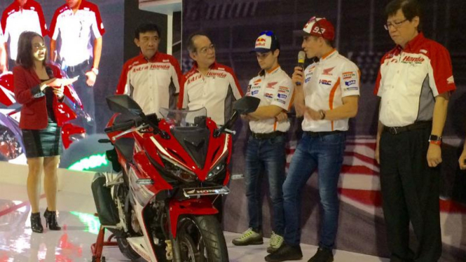 Peluncuran All New Honda CBR150R di sirkuit Sentul, Bogor, Jawa Barat, pada Minggu, 14 Februari 2016.