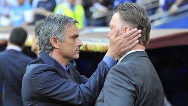 Jose Mourinho dan Louis van Gaal