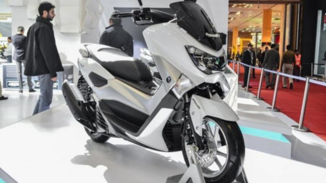 Yamaha Nmax 125 dipamerkan di India.