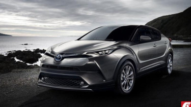Rendering Toyota C-HR versi produksi.
