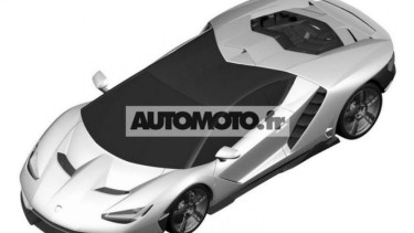 Desain paten Lamborghini Centenario.