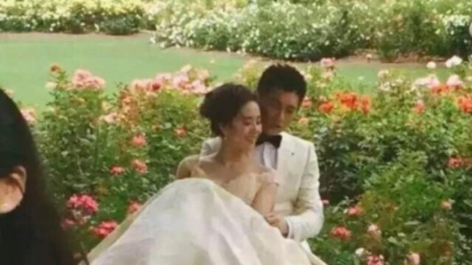 Nicky Wu dan Cecilia Liu menikah 