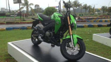 Peluncuran Kawasaki Z125 Pro di Jakarta, Rabu (24/2/16).