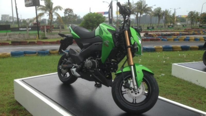 Peluncuran Kawasaki Z125 Pro di Jakarta, Rabu (24/2/16).