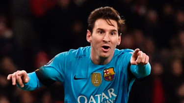 Pemain Barcelona, Lionel Messi.