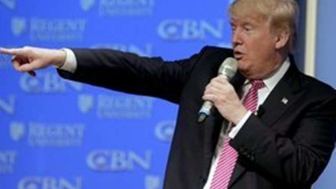 Calon Presiden AS, Donald Trump.