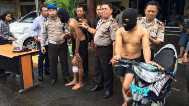 Pelaku jambret. (Ilustrasi)