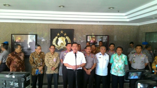 Menkopolhukam Luhut Pandjaitan.