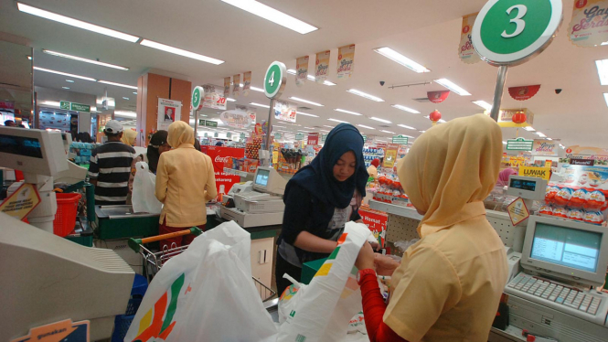 Ilustrasi belanja bulanan