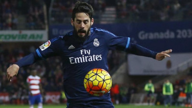 Gelandang Real Madrid, Isco.