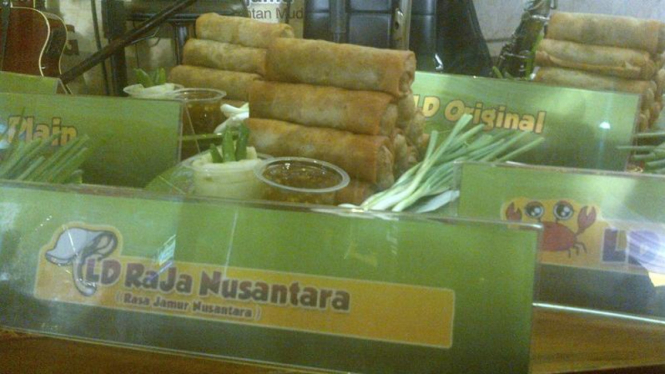 Lumpia buatan Lumpia Delight, yang mendapat penghargaan dari Lembaga Prestasi Indonesia Dunia (Leprid).