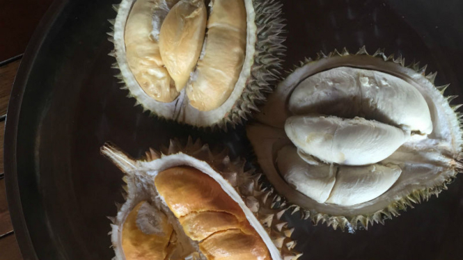 Buah durian.