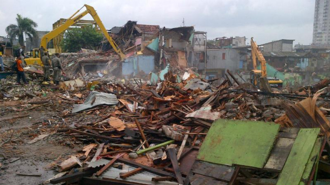 Pembongkaran kawasan Kalijodo, Senin 29 Februari 2016