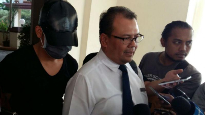 MD saat melaporkan Saipul Jamil ke polisi