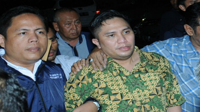 Anggota DPR RI dari Fraksi PPP, Ivan Haz, ditahan Polda Metro Jaya beberapa waktu lalu.