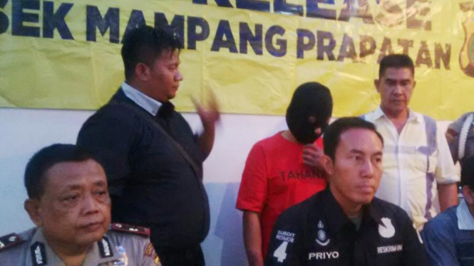 Pelaku pencabulan anak di Mampang, Jakarta.