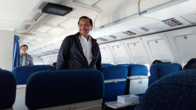 Menko Luhut Pandjaitan dalam kunjungan kerja ke Provinsi Riau, Rabu, 2 Maret 2016