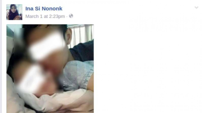 Akun Facebook Ina Si Nononk pengunggah foto mesum