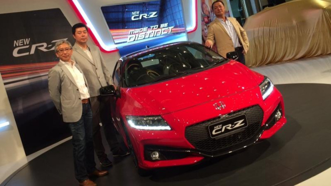 Peluncuran Honda CR-Z terbaru di Jakarta, Selasa (8/3/2016).